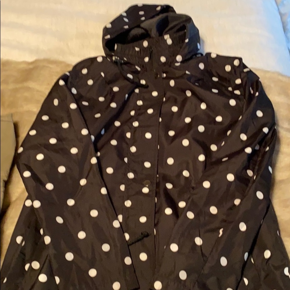 Polka dot raincoat